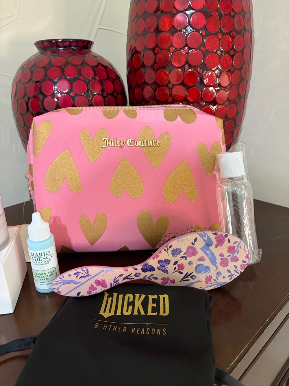 ๐จ $5 Start ๐จ $175 MSRP Juicy Couture Pink Cosmetic Pouch MEGA BUNDLE! - Picture 6 of 7